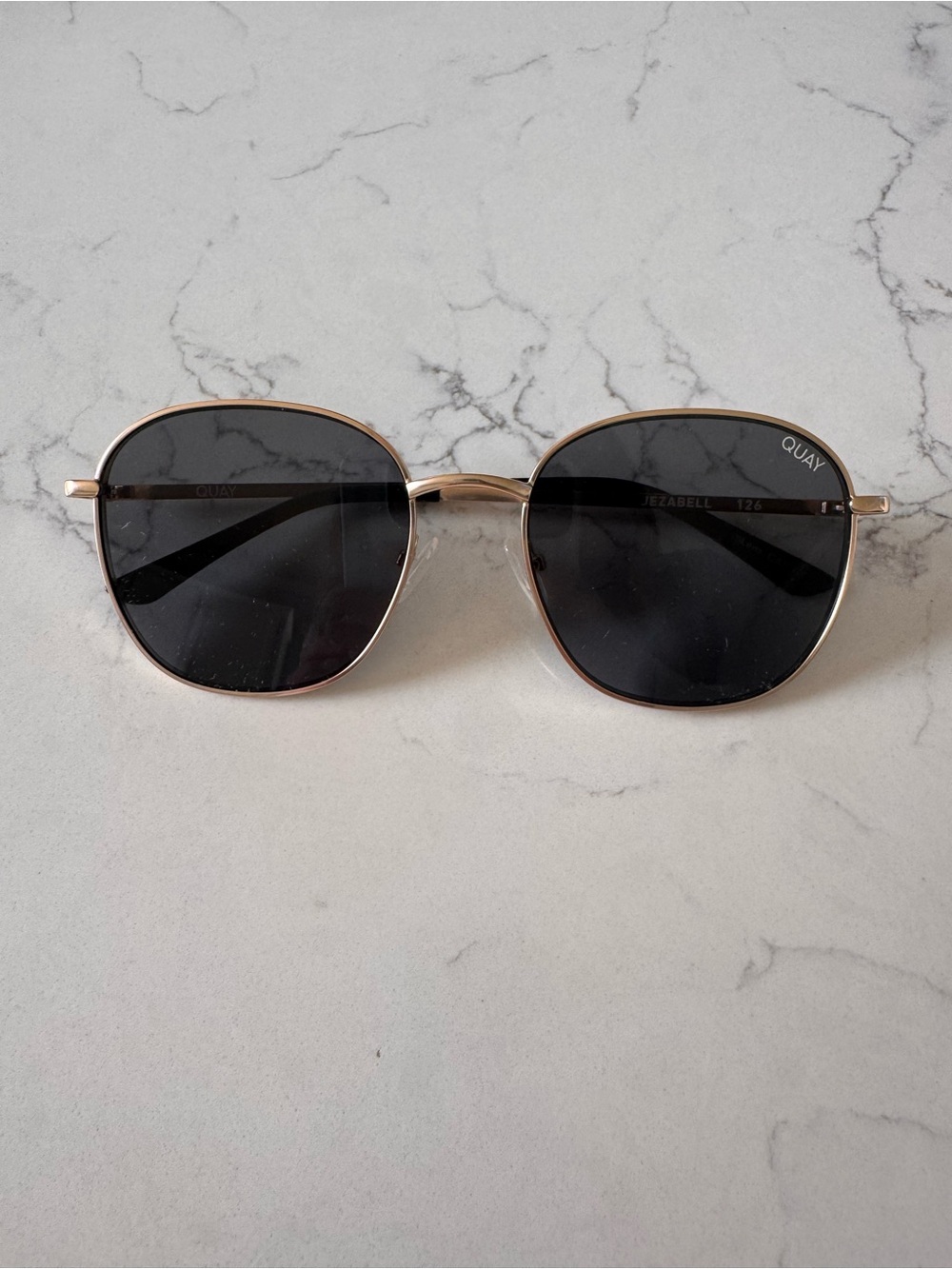 Quay Australia Gold Frame Jezabell Sunglasses